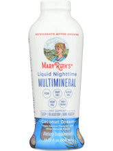 Cargar imagen en el visor de la galería, MaryRuth's  Multimineral líquido para la noche| Sin melatonina | Para la rutina de descanso | Citrato de magnesio | Calcio | Zinc | Vitamina D3 | Sabor coco | Vegano | Sin azúcar | Sin gluten | 15.22 onzas (450 ml)
