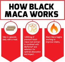 Cargar imagen en el visor de la galería, Maca Negra (Black Maca), Force Factor, 60 cápsulas
