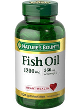 Cargar imagen en el visor de la galería, Omega 3, Nature&#39;s Bounty, 200 softgels
