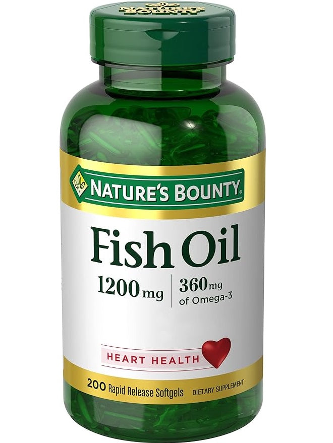 Omega 3, Nature's Bounty, 200 softgels