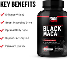 Cargar imagen en el visor de la galería, Maca Negra (Black Maca), Force Factor, 90 cápsulas
