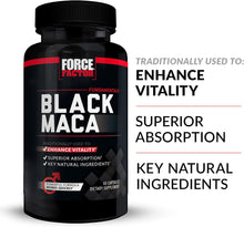 Cargar imagen en el visor de la galería, Maca Negra (Black Maca), Force Factor, 60 cápsulas
