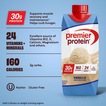 Cargar imagen en el visor de la galería, Premier Protein, 30 gramos de proteína, líquida, caja de 12 envases
