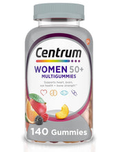 Cargar imagen en el visor de la galería, Centrum en gomitas, multivitaminico para mujer mayor de 50 años ,140 gomitas
