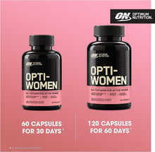 Cargar imagen en el visor de la galería, Multivitamínico para mujer OPTI-WOMEN, Optimum Nutrition, 60 cápsulas
