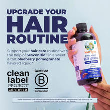 Cargar imagen en el visor de la galería, MARYRUTH'S HAIR FORMULA: Multivitamínico Líquido + Crecimiento Capilar |  Suplemento para el Crecimiento del Cabello | Clínicamente probado en mujeres para un cabello más grueso y contra las arrugas faciales | Cuidado de la piel | 22 onzas (650 ml)
