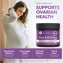 Cargar imagen en el visor de la galería, Myo-inositol y D-quiro inositol para mujeres, Intimate Rose, equilibrio hormonal y apoyo ovárico para mujeres, proporción ideal de 40:1, en polvo, 2.17 onzas
