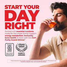 Cargar imagen en el visor de la galería, MaryRuth's Multivitamínico para mujeres, hombres y niños | Multivitamínico líquido matutino | Vitaminas A, C, D, E, B6, B12, Biotina y Zinc | Belleza | Vegano | Sin OGM | Sin gluten | 32 onzas (946 ml)
