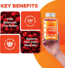 Cargar imagen en el visor de la galería, Citrato de Magnesio, 600 mg, Vitamatic, 60 gomitas
