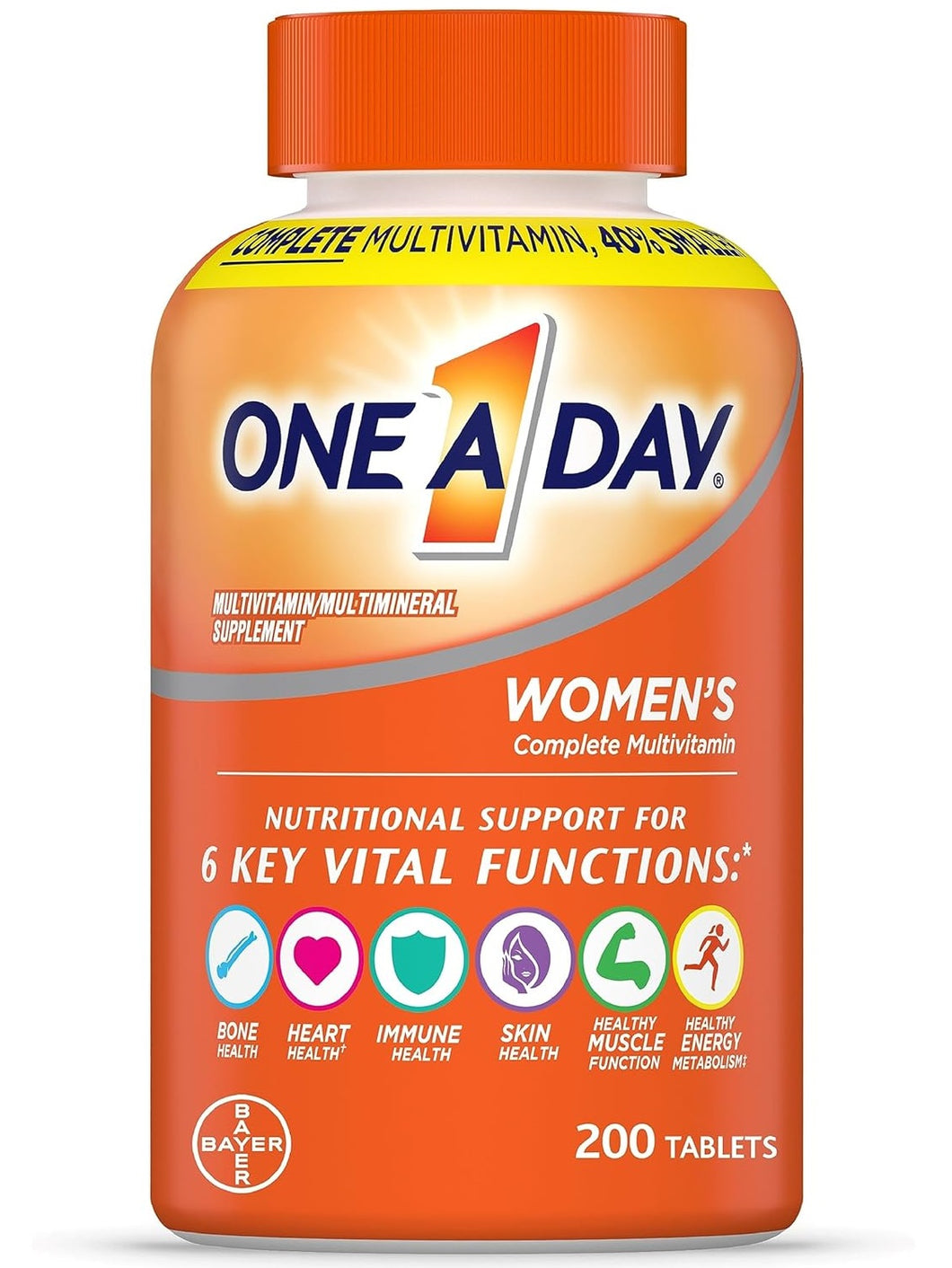 Multivitamínico para mujer, One a Day, BAYER, 200 tabletas
