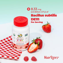 Cargar imagen en el visor de la galería, Multivitamínico en gomitas para niños, orgánicas, MaryRuth's, para mayores de 4 años, 60 gomitas
