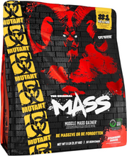 Cargar imagen en el visor de la galería, Mutant Mass, Proteina en polvo, 56 gramos de proteina, 36g BCAA, glutamina, EAA, 1100 calorias, Sabores Vainilla y Guineo, 5 libras
