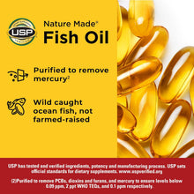 Cargar imagen en el visor de la galería, Omega 3, Nature Made, 1200 mg, 100 softgels
