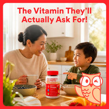 Cargar imagen en el visor de la galería, SmartyPants Multivitamínicos en gomitas para niños con Omega 3 DHA/EPA, Vitaminas D3, C, B12, B6, A, K y Zinc; sin gluten, etiqueta limpia, tres sabores frutales, 60 gomitas
