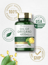Cargar imagen en el visor de la galería, Aceite de orégano 4000 mg, Carlyle 150 softgels
