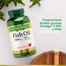 Cargar imagen en el visor de la galería, Omega 3, Nature&#39;s Bounty, 200 softgels
