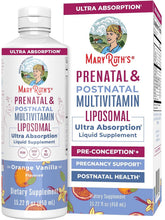 Cargar imagen en el visor de la galería, Multivitamínico Liposomal Líquido Prenatal y Postnatal MaryRuth’s – 15.22 oz (450 ml) | Apoyo Nutricional Antes, Durante y Después del Embarazo
