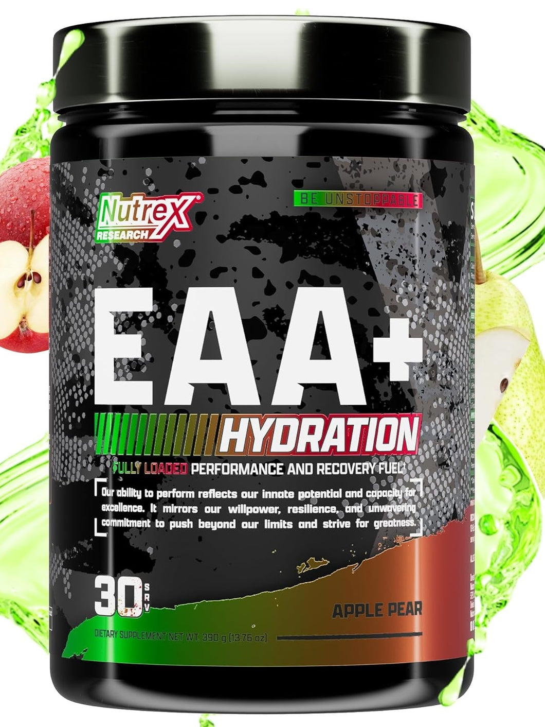 EAA (Aminoácidos Esenciales), + Hidratación, en polvo, Nutrex, 30 servicios