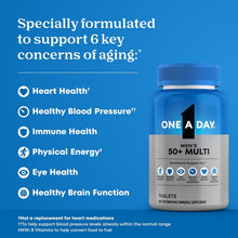 Cargar imagen en el visor de la galería, Multivitamínico Bayer, ONE A DAY, para hombres mayores de 50 años, 200 tabletas
