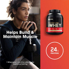 Cargar imagen en el visor de la galería, Proteína 100% WHEY, Gold Standard, Vainilla,  5 libras

