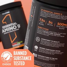 Cargar imagen en el visor de la galería, Aminoácidos esenciales + electrolitos, Rule 1 Proteins Essential Amino 9, Apoyo de recuperación e hidratación, dos sabores diferentes, 30 servicios
