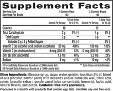 Cargar imagen en el visor de la galería, Vitamina C niños: vitamina C, D, y Zinc. Desarrollo, crecimiento y defensas. 190 gomitas L&#39;il critters
