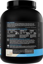 Cargar imagen en el visor de la galería, Proteína WHEY, Rule 1, 100% de suero, Vainilla, 5 libras
