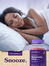 Cargar imagen en el visor de la galería, Melatonina 12 mg, 180 gomtias
