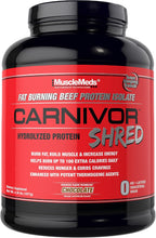 Cargar imagen en el visor de la galería, Proteina  para quemar grasa, Carnivor  Isolate Shred, de carne de res, aisalda, sin azúcar, sin grasa, sin lactosa, 56 servicios
