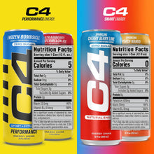 Cargar imagen en el visor de la galería, Pre entrenamiento, C4 Sport, certificado NFS para deportistas, energía y rendimiento, diferentes sabores, 12 botellas
