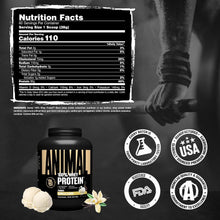 Cargar imagen en el visor de la galería, Proteína 100% Whey, de suero, Animal, baja en azúcar, 4 libras
