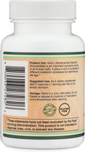 Cargar imagen en el visor de la galería, NAD+, (nicotinamida adenina dinucleótido), Double Wood, 500 mg, 60 cápsulas
