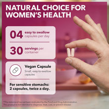 Cargar imagen en el visor de la galería, Intimate Rose Suplemento de myo-inositol y D-Chiro inositol con folato y vitamina D - Apoya el equilibrio hormonal, los ciclos regulares y la salud ovárica - 120 Cápsulas
