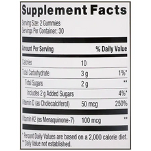 Cargar imagen en el visor de la galería, Vitamina K2 + D3 Walgreens Free &amp; Pure, 60 Gomitas, Sabor Frutos del Bosque | Apoyo a la Salud Ósea, Sistema Inmunológico y Absorción de Calcio
