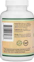 Cargar imagen en el visor de la galería, Complejo de magnesio (magnesium complex) (426 mg de magnesio elemental proporcionado por 2,300 mg de ocho formas diferentes de magnesio) MAG-8 proporciona 100% el valor recomendado 100% diario de magnesio, 180 cápsulas
