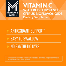 Cargar imagen en el visor de la galería, Vitamina C, 1000 mg, antioxidante, defensas, corazón y huesos. Member's Mark, 500 tabletas
