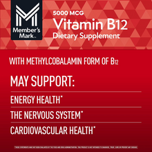 Cargar imagen en el visor de la galería, Vitamina B12, 5000, Member's Mark, 300 tabletas
