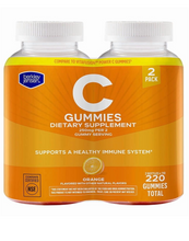 Cargar imagen en el visor de la galería, Vitamina C, paquete de 2, Berkley Jensen, 110 gomitas cada envase (220 gomitas en total)
