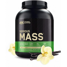 Cargar imagen en el visor de la galería, Proteína SERIOUS MASS, sabor vainilla, 6 libras
