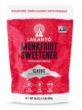 Cargar imagen en el visor de la galería, Lakanto, Edulcorante de fruta del monje (Monkfruit) sustituto de azúcar, keto, sin OGM, 16 onzas

