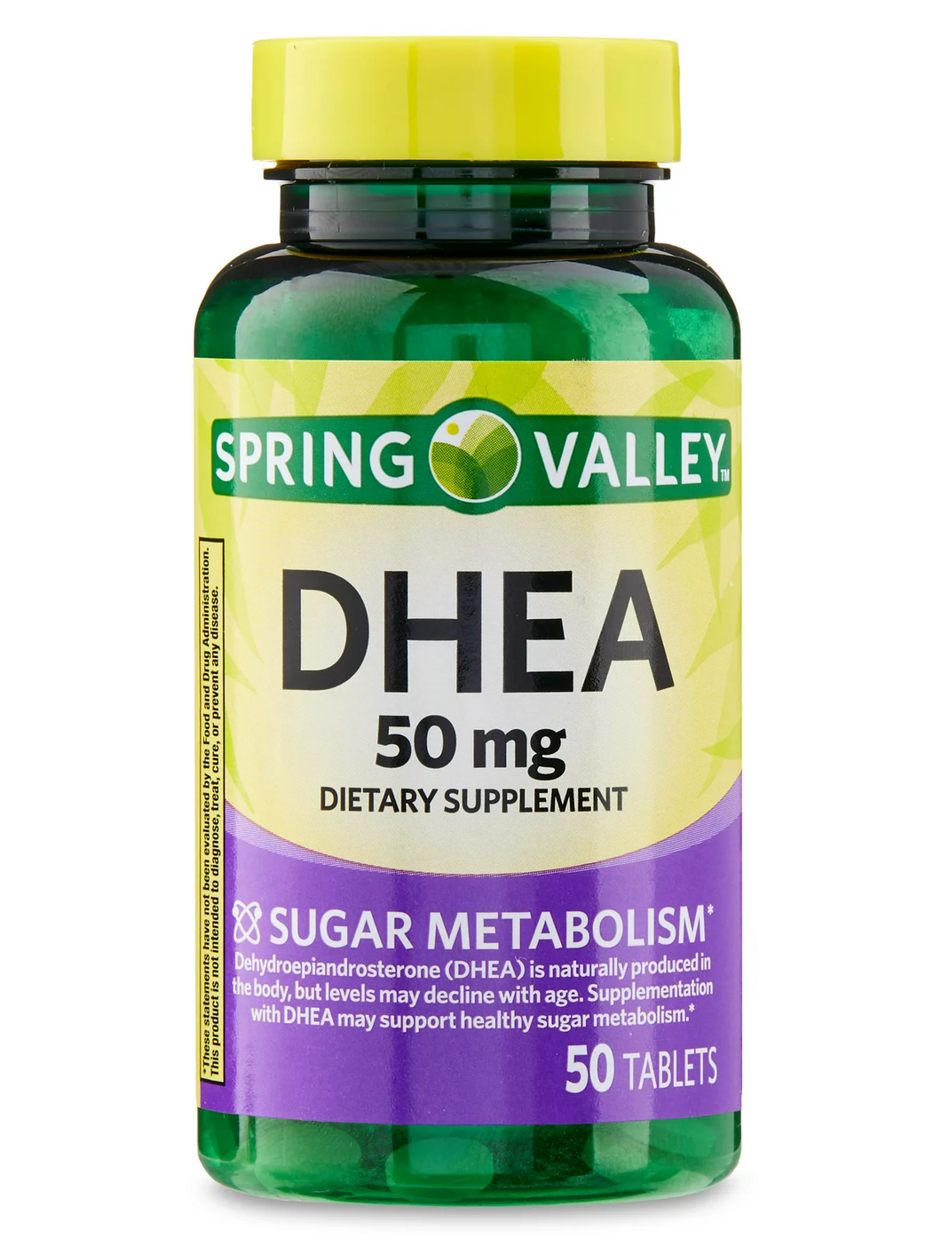 DHEA, 50 mg. Spring Valley. 50 tabletas