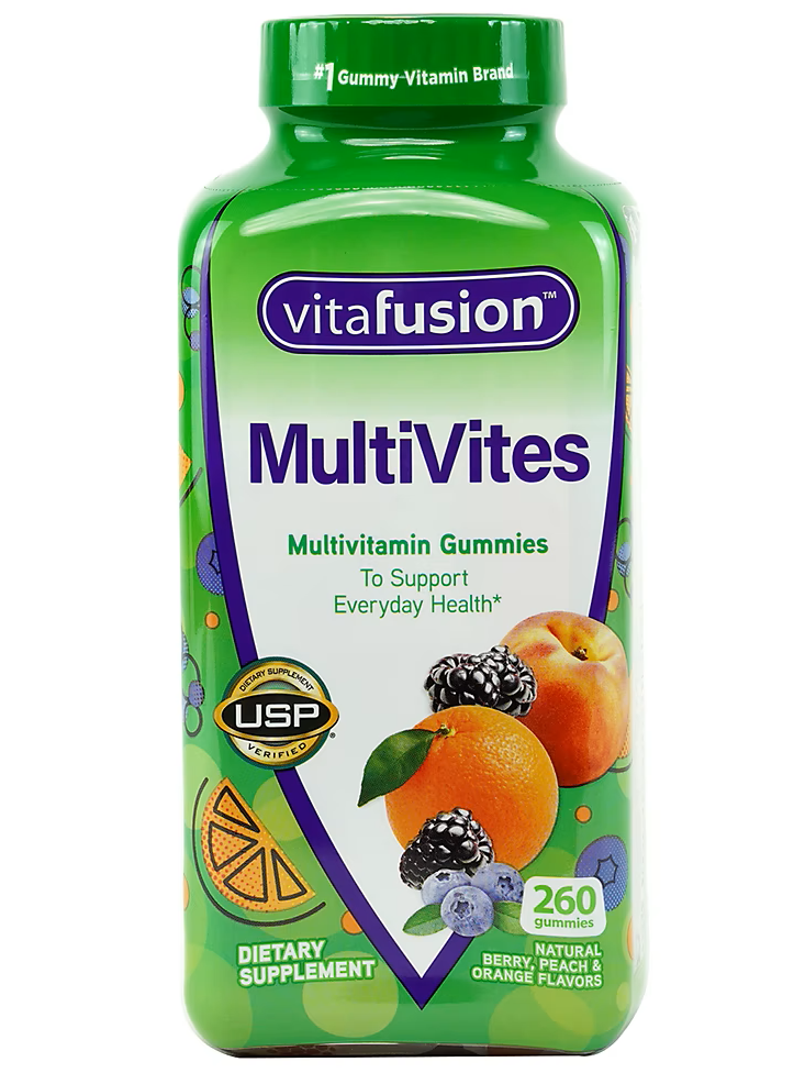 Multivitamínico para adultos, Vitafusion, 260 gomitas