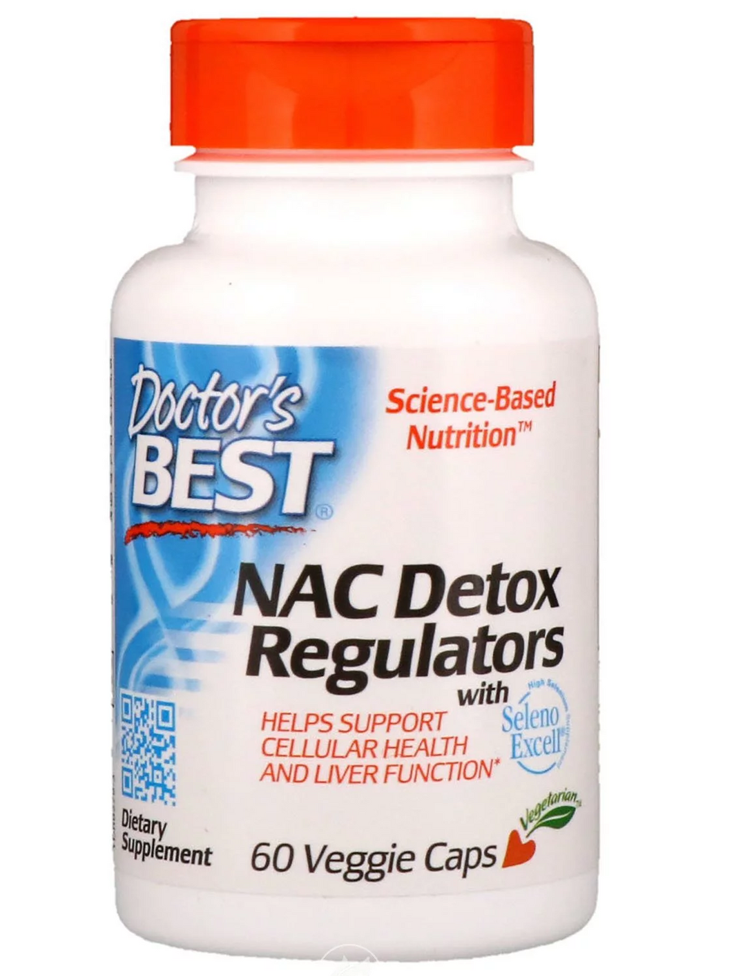 NAC Detox Regulators: desintoxica y mejora la función del hígado. 60 cápsulas