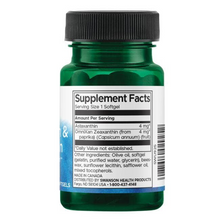 Cargar imagen en el visor de la galería, Astaxantina y zeaxantina, Swanson, suplemento para la visión, antioxidante, 60 softgels
