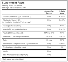 Cargar imagen en el visor de la galería, Vitamina B-50, complejo de vitamina B, 90 cápsulas
