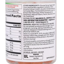 Cargar imagen en el visor de la galería, Omega-3 en Gomitas,  Walgreens Free &amp; Pure,  sabor naranja, 60 gomitas
