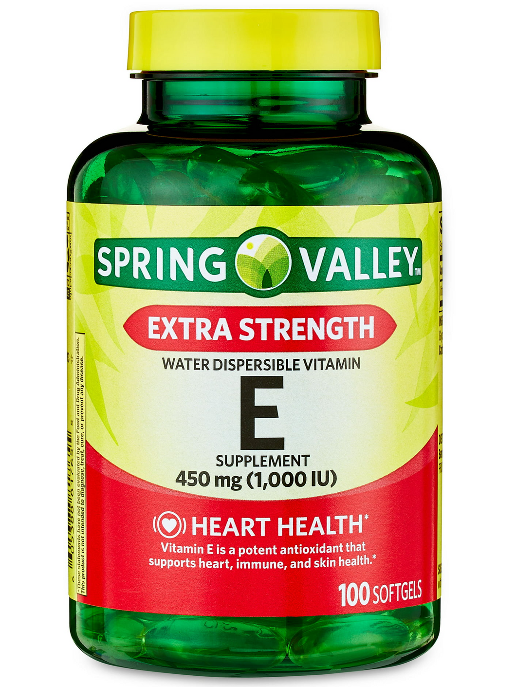 Vitamina E, 450 mg, (1000 IU), Spring Valley, 100 softgels