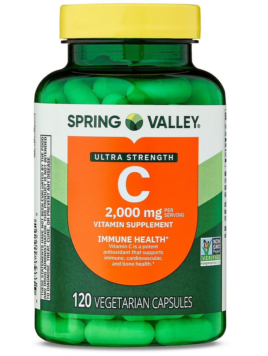 Vitamina C, 2000 mg, Spring Valley, 120 cápsulas