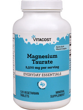 Cargar imagen en el visor de la galería, Taurato de magnesio, Vitacost, 2,500 mg, 120 tabletas

