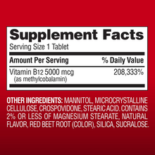 Cargar imagen en el visor de la galería, Vitamina B12, 5000, Member's Mark, 300 tabletas
